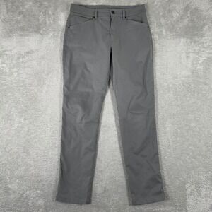Myles Everyday Pants Mens 31x30 Gray Stretch Performance‎ Chino Lightweight